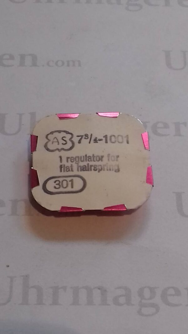 AS Cal. 1001 - 301. .