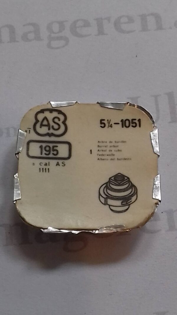 AS Cal. 1051 - 195. Barrel arbor. NOS.