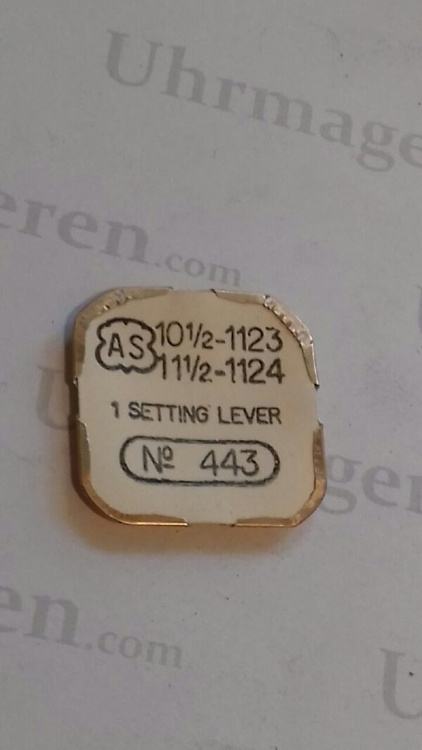 AS Cal. 1123 - 443. Setting lever. NOS.