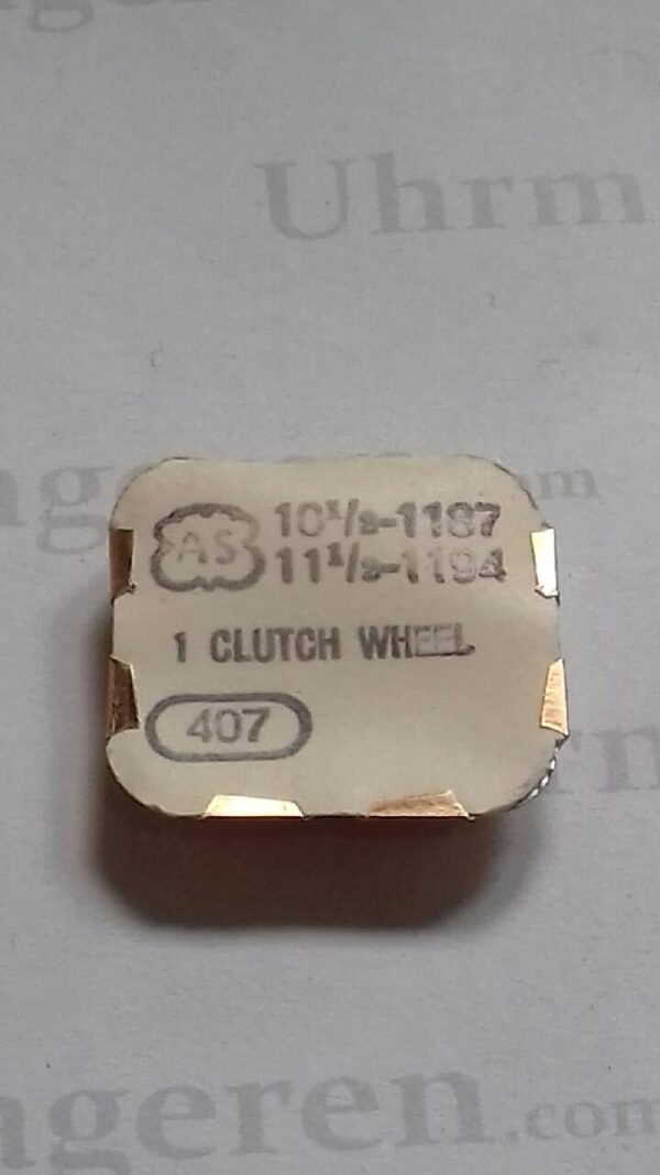 AS Cal. 1187 - 407. Clutch wheel. NOS.