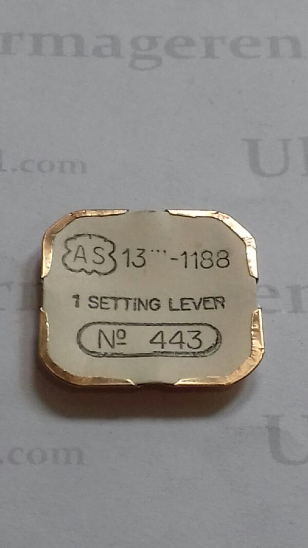 AS Cal. 1188 - 443. Setting lever. NOS.