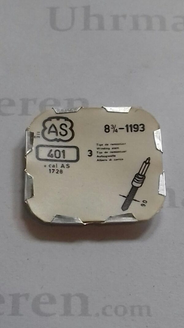 AS Cal. 1193 - 401. Winding stem. NOS.