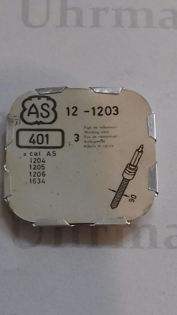 AS Cal. 1203 - 401. Winding stem. NOS.