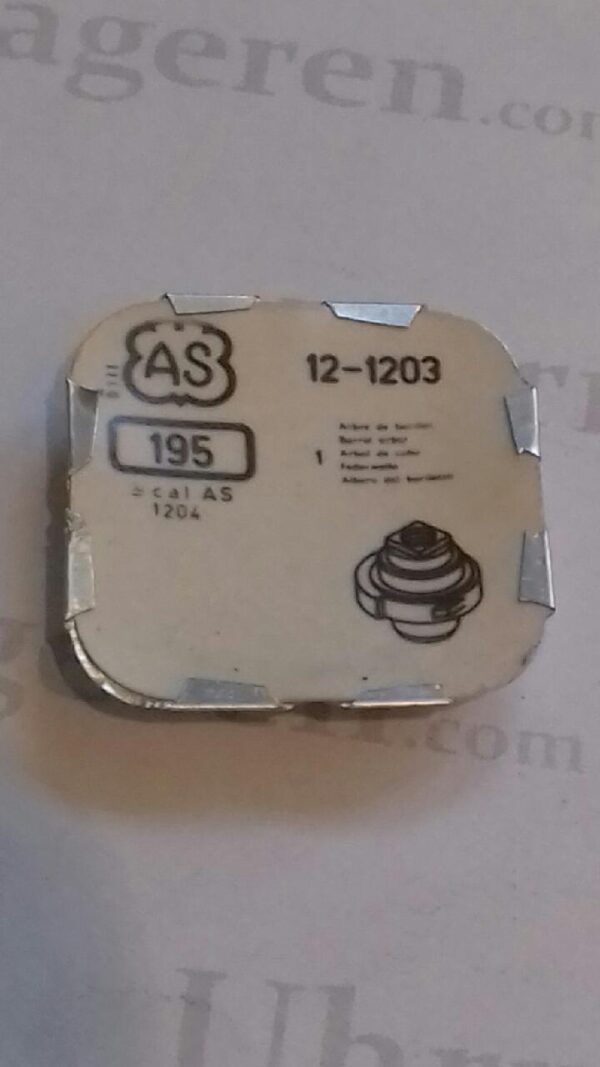 AS Cal. 1203 - 195. Barrel arbor. NOS.