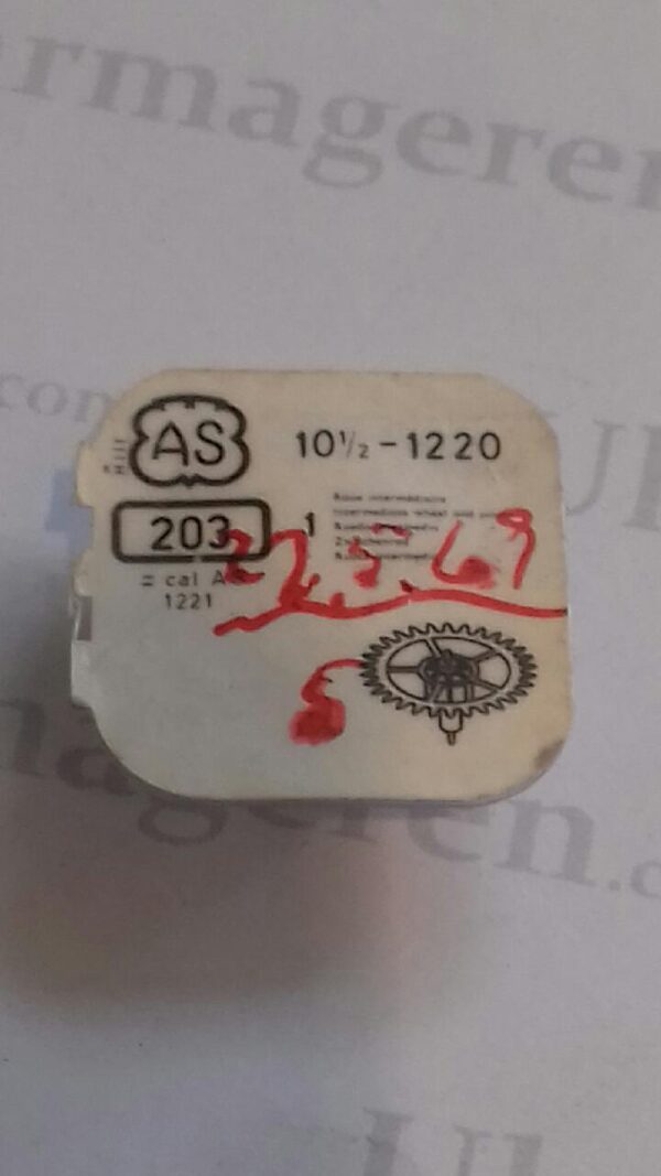 AS Cal. 1220 - 203. Intermediate wheel and pinion. NOS.