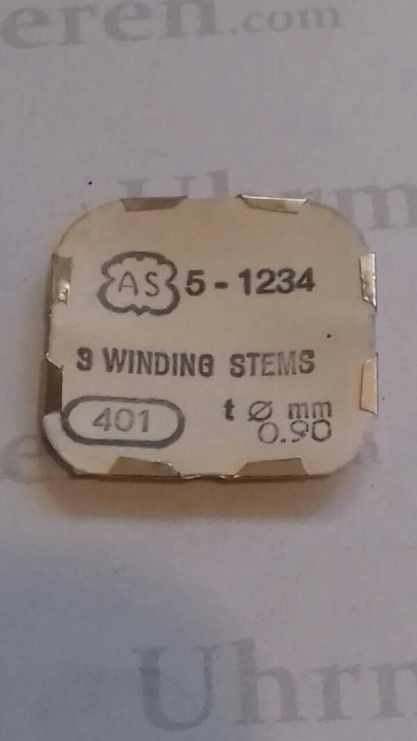 AS Cal. 1234 - 401. Windings stems. NOS.
