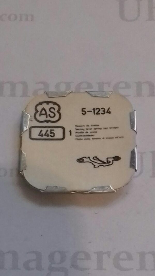 AS Cal. 1234 - 445. Setting lever spring. NOS.