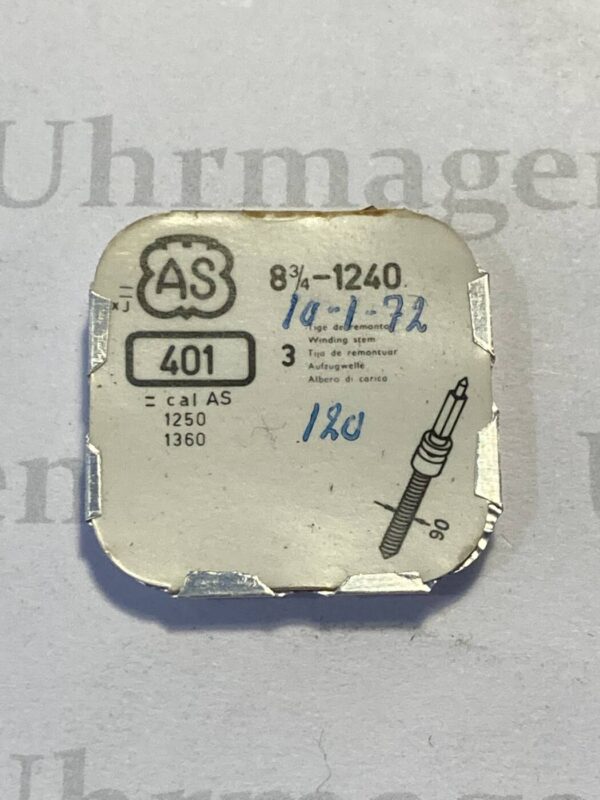 AS. 1240 parts 401. Winding stem. NOS.