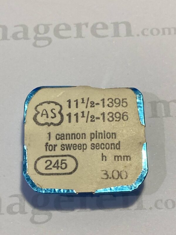 AS Cal.1395 - 245. Cannon pinion for sweep second. NOS.