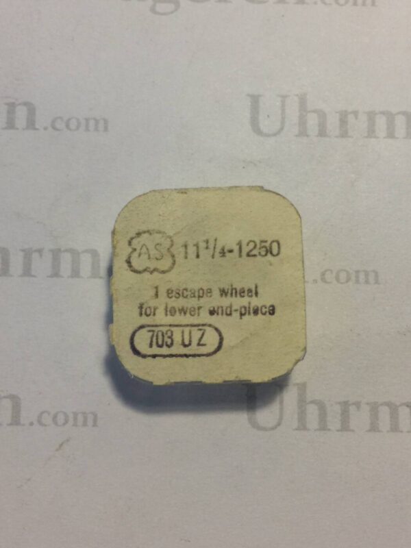 AS Cal. 1250 - 703. escape wheel for lower end-piece. NOS.