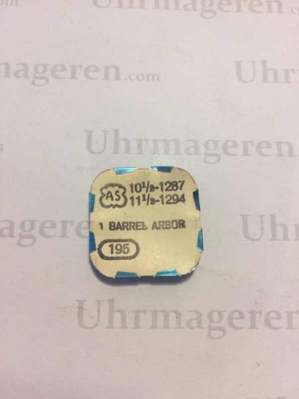 AS Cal. 1287 - 195. Barrel arbor. NOS.