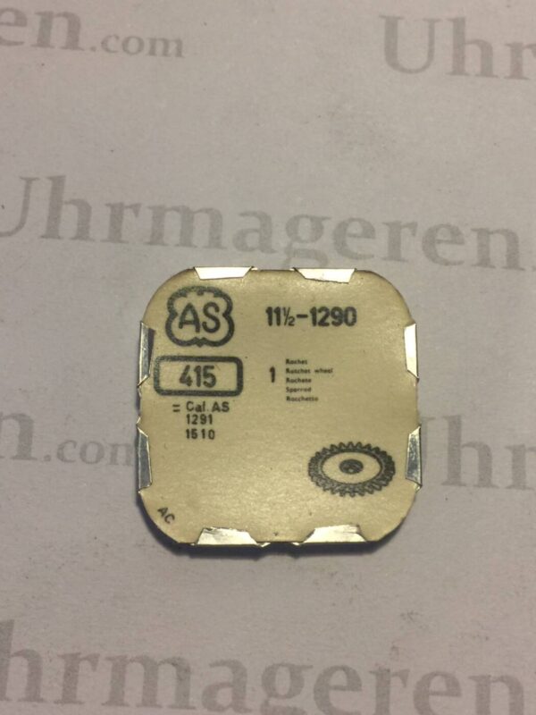 AS Cal. 1290 - 415. Ratchet wheel. NOS.