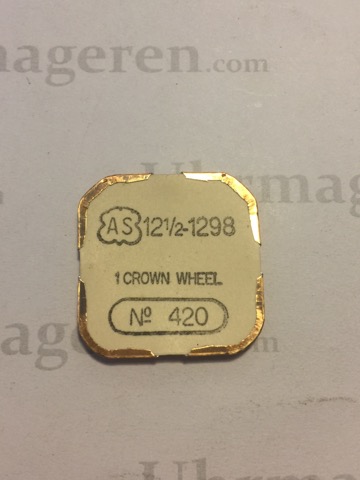 AS Cal. 1298 - 420. Crown wheel. NOS.