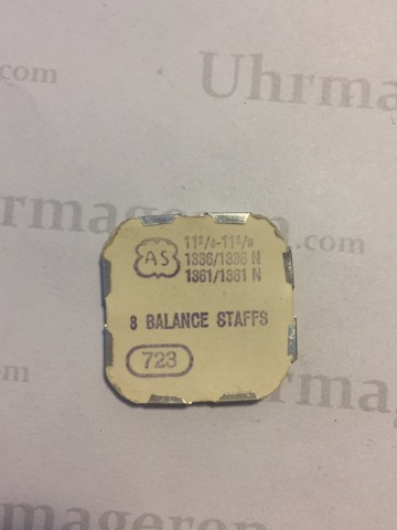 AS Cal. 1336 - 723. Balance staffs. NOS.