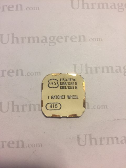 AS Cal. 1336-415. Ratchet wheel. NOS.