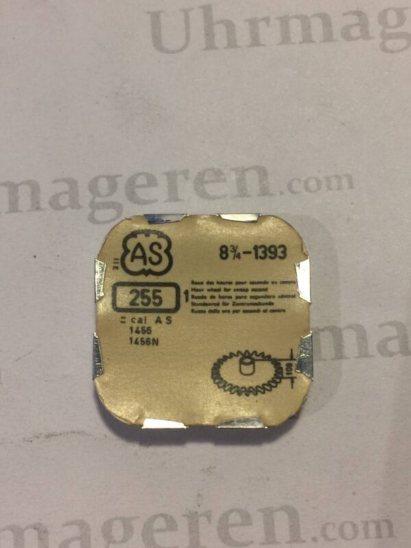 AS Cal. 1393 - 255. Hour wheel for sweep pinion. NOS.