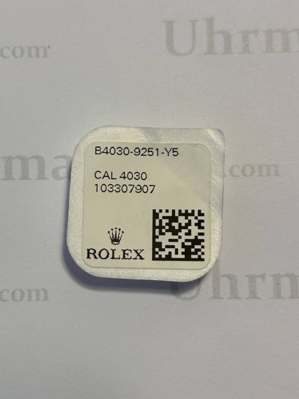 Rolex Cal 4030-9251, Bush for intermediate setting wheel, lower. NOS