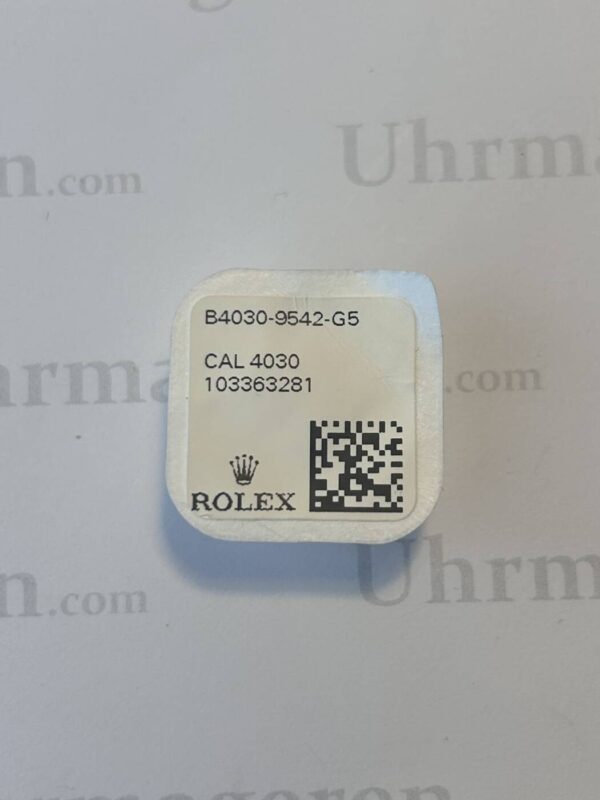 Rolex Cal 4030-9542, Jewel for jumper for minute counter, reverser intermediate wheel, sliding gear bridge. NOS