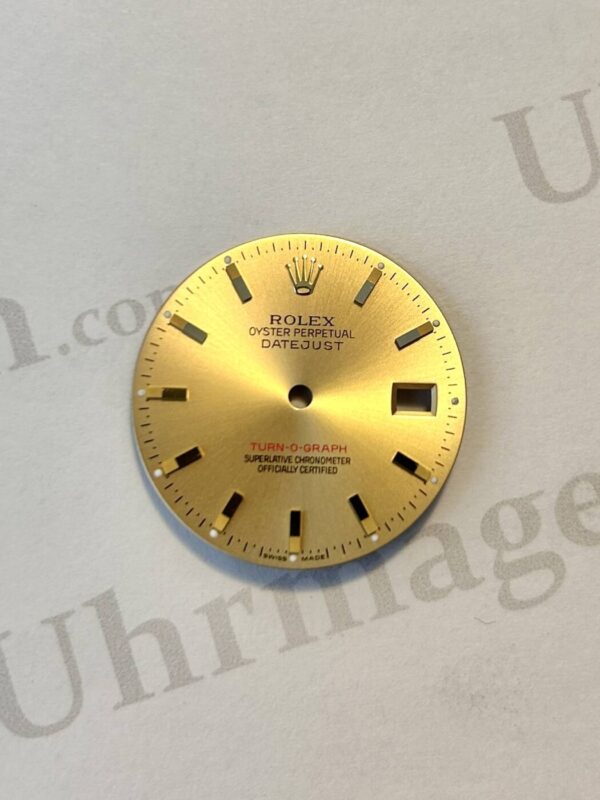 Rolex Datejust Turn-O-Graph dial, Champagne. For ref 116263 and 116261. (K1-R8-1)
