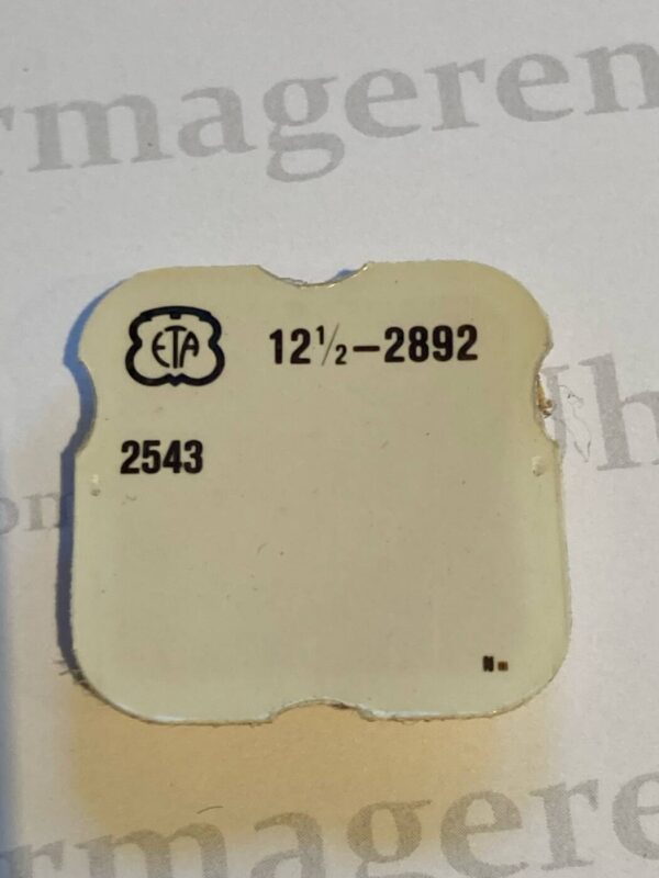 ETA Cal. 2892 - 2543. Intermediate Date Wheel. NOS.