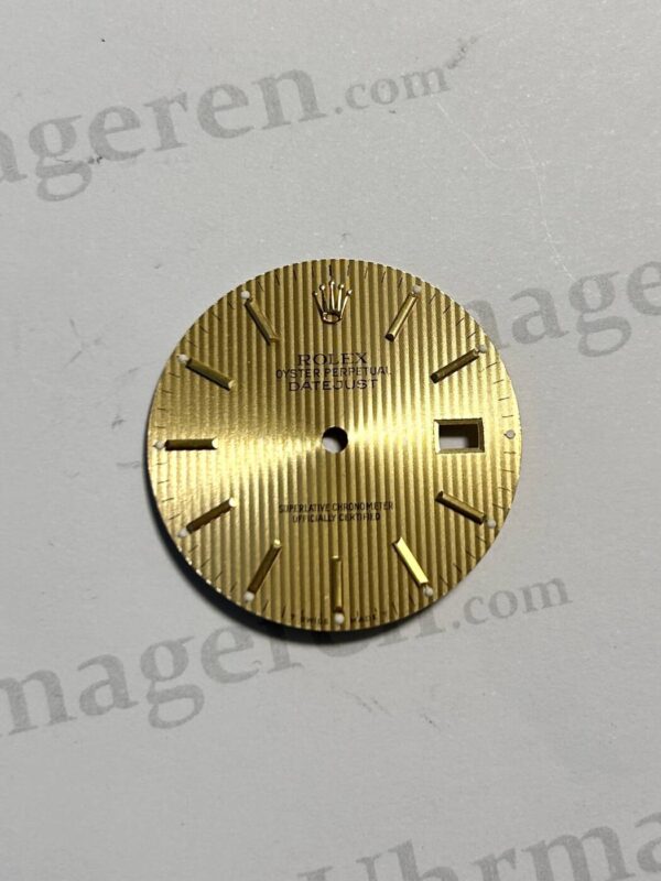 Rolex Datejust dial, Champagne tapestry. For ref  16013, 16233, 16203 and 16018. (K2-R7-1)