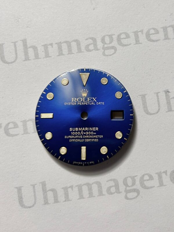 Rolex Submariner dial. Blue. for ref 16613 and 16618. (K2-R10-1)
