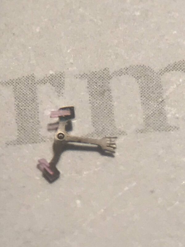 OMEGA 330-1316 Jewelled pallet fork and staff