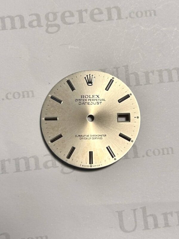 Rolex Datejust Dial, silver for ref 16234 and 16014 (K2-R8-2)