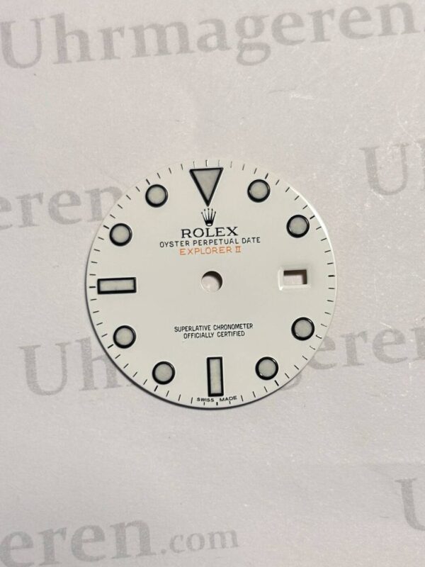 Rolex Explorer II dial, White for ref 216570 (K2-R9-2)