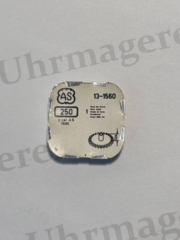 AS Cal 1560-250, Hour wheel height 1,24mm. NOS