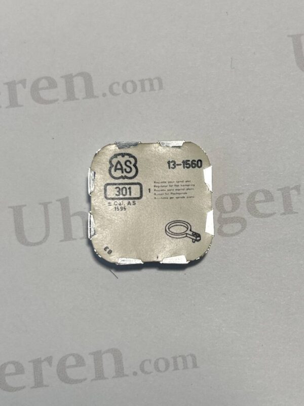 AS Cal 1560-301, Regulator for flat hairspring. NOS