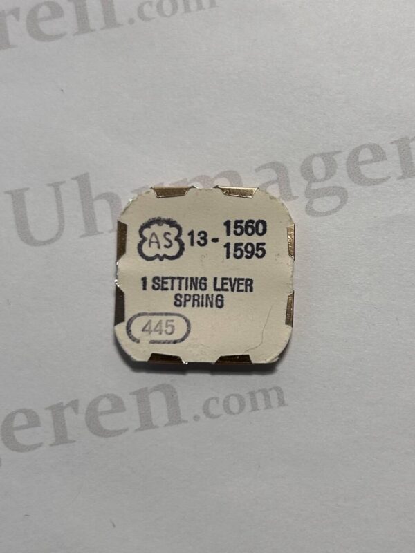 AS Cal 1560-445, Setting lever spring. NOS