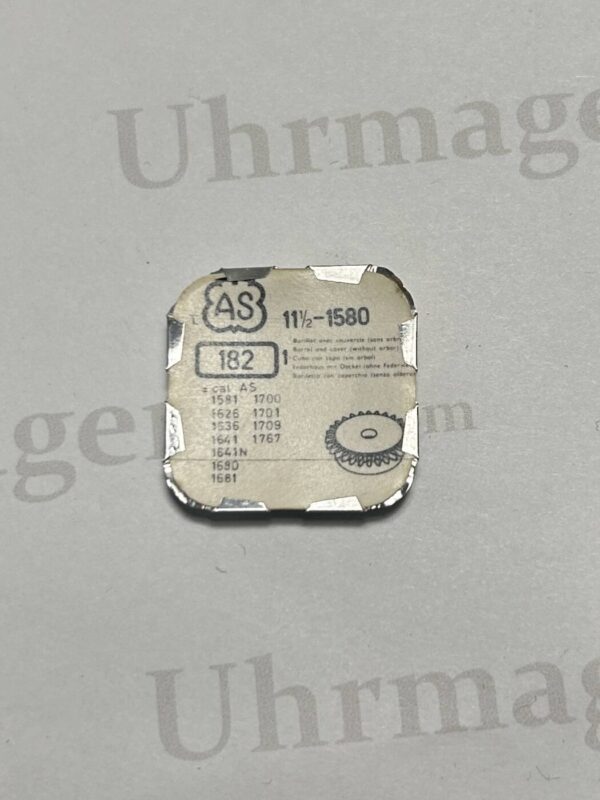 AS Cal 1580-182, Barrel and cover (without arbor). NOS