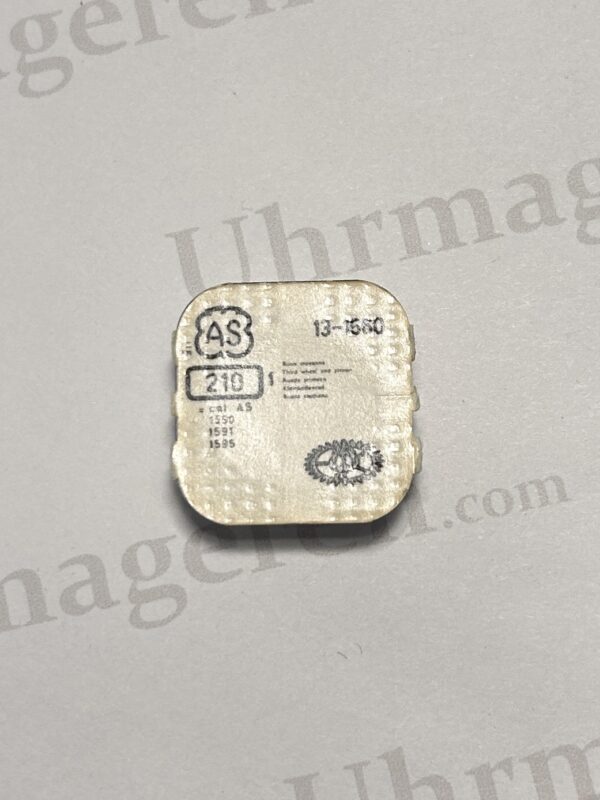 AS Cal. 1680-210, Third wheel and pinion. NOS