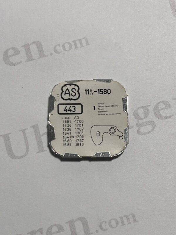 AS Cal 1580-443. Setting lever. NOS