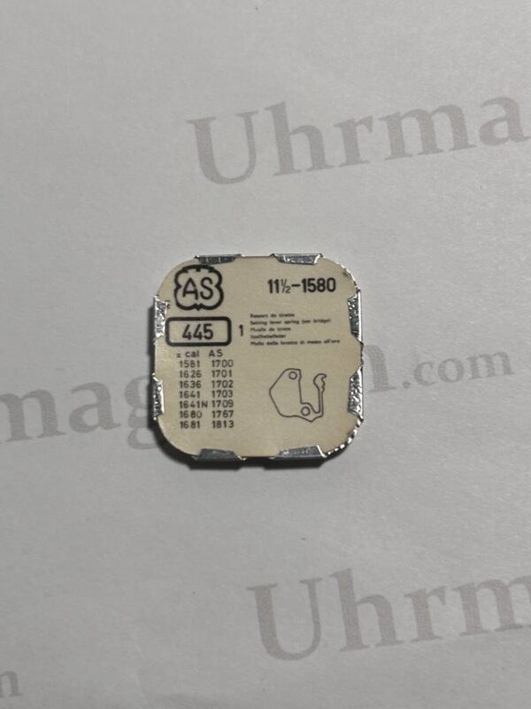 AS Cal 1580-445. Setting lever spring. NOS