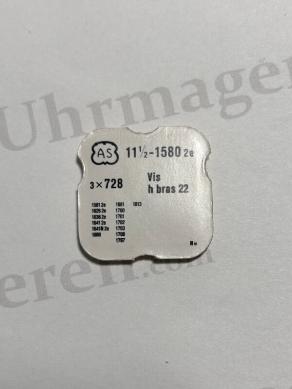 AS Cal 1580-728. 3X Balance axel. NOS