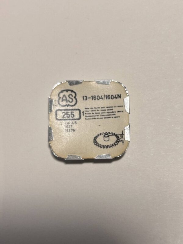 AS Cal 1604-255, Hour wheel for sweep second 1.30 H. NOS