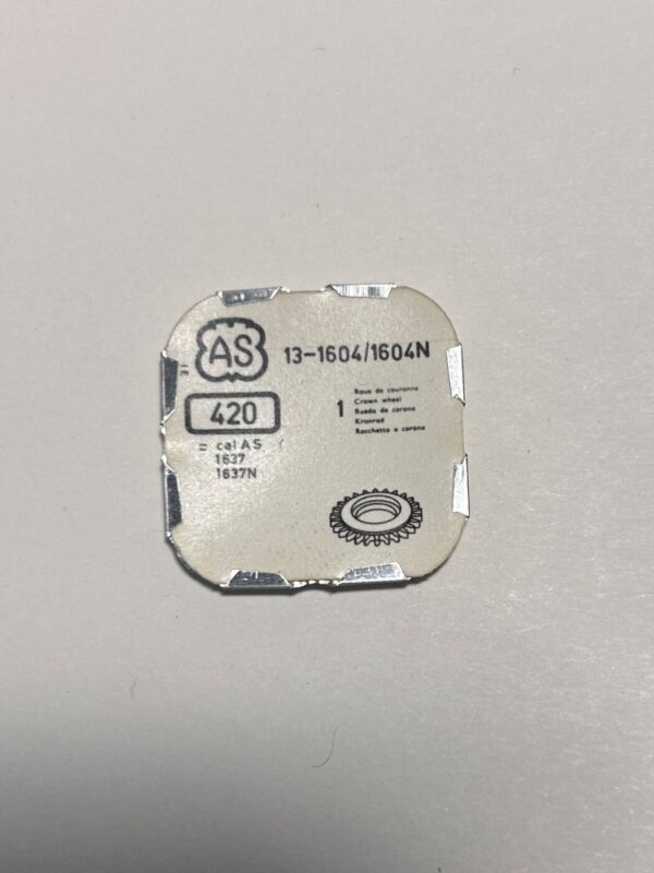 AS Cal 1604-420, Crown wheel. NOS