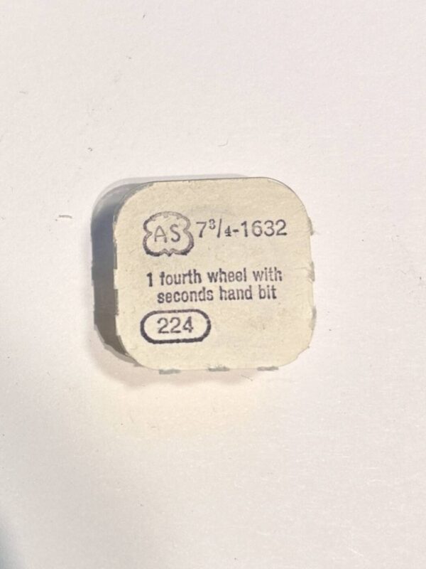 AS Cal 1632-224, Fourth wheel with seconds hand bit. NOS