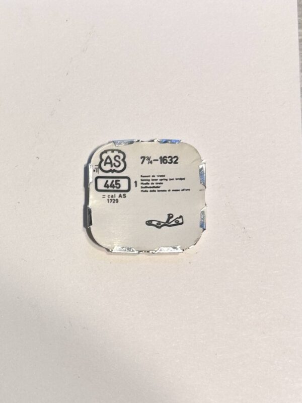 AS Cal 1632-445, Setting lever spring. NOS