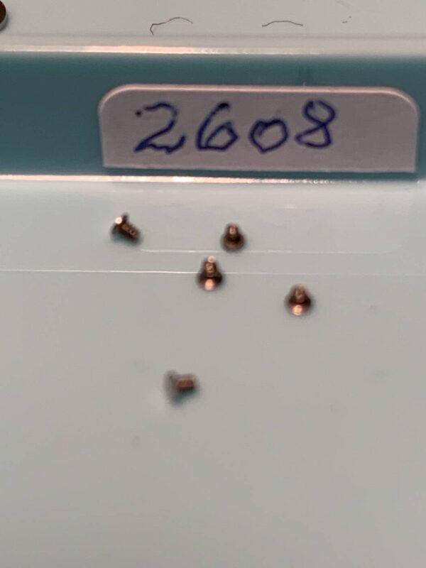 OMEGA 330-2608 Screw for : lower bridge of oscillating weight, and friction spring of sweep second pinion.