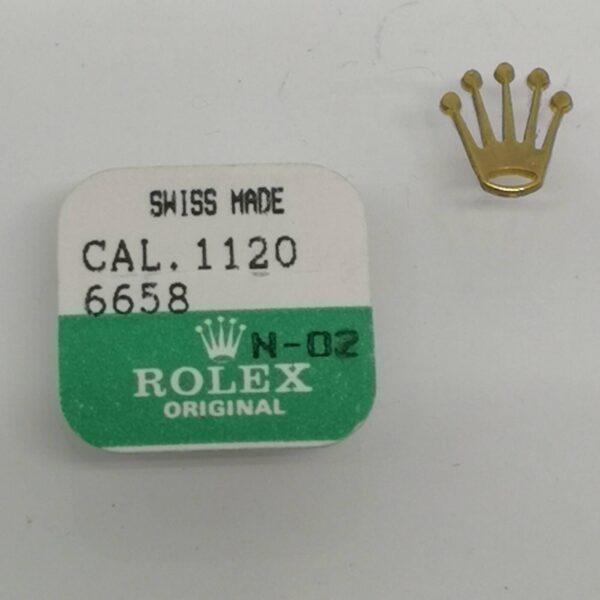 Rolex 1120-6658 screw for barrel bridge, short / automatic device bridge. NOS.