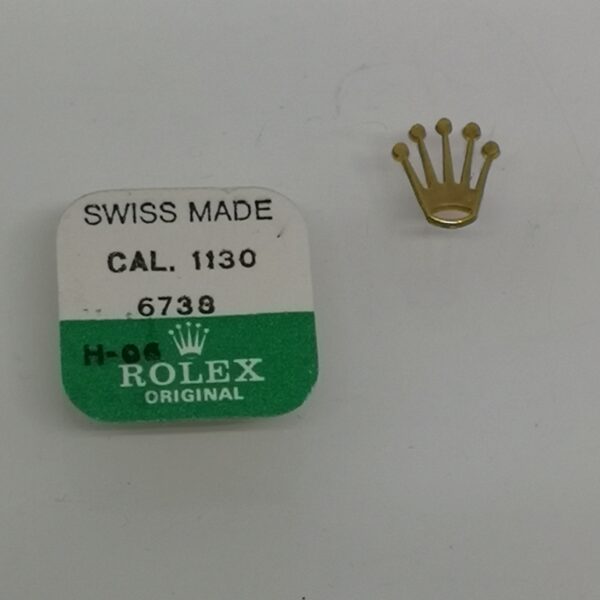 Rolex cal. 1130-6738 oscillating weight bolt-axle. NOS.