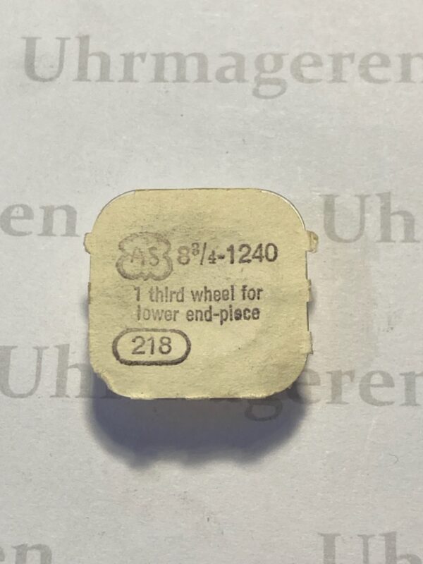 AS Cal. 1240 part 218. Third wheel for lower end-piece. NOS.