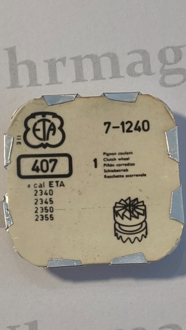 ETA Cal. 1240 part 407.