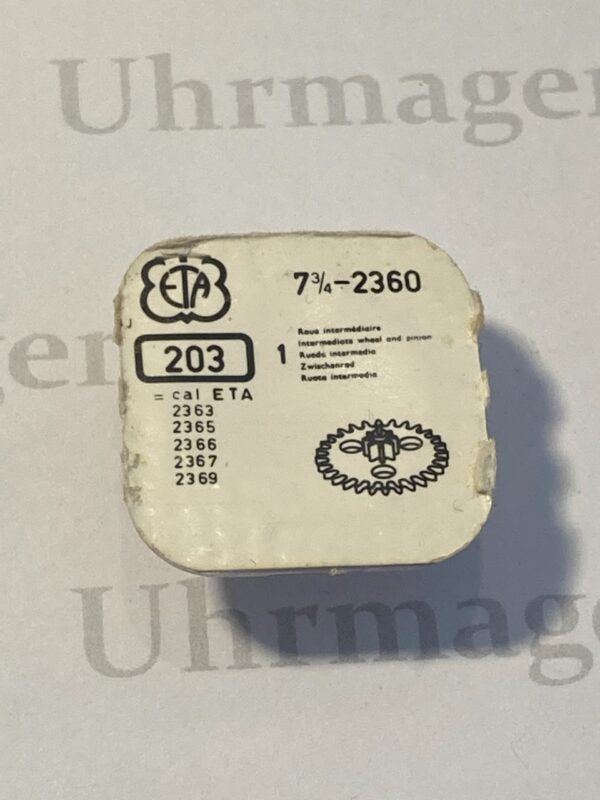ETA Cal. 2360 part 203.