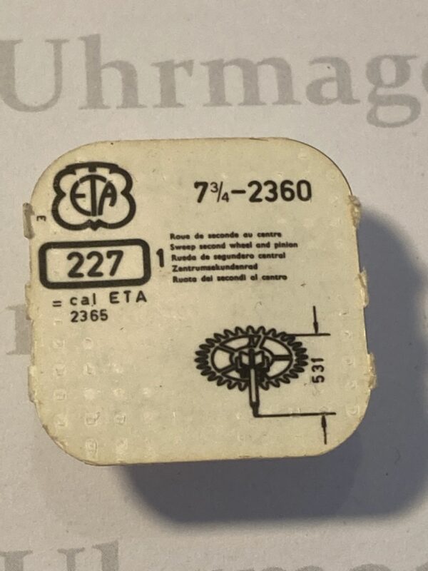 ETA Cal. 2360 part 227.