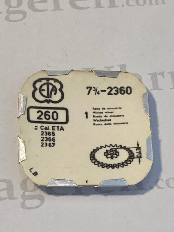 ETA Cal. 2360 part 260.