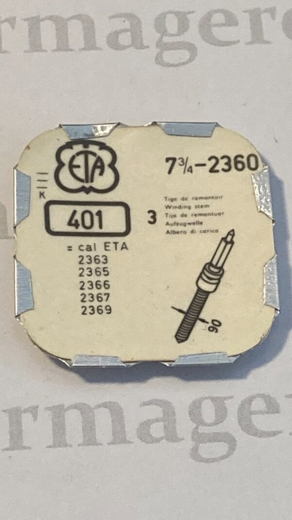 ETA Cal. 2360 part 401.
